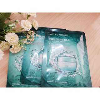 MẶT NẠ CẤP NƯỚC MỀM DA AQUA NATURE REPUBLIC
