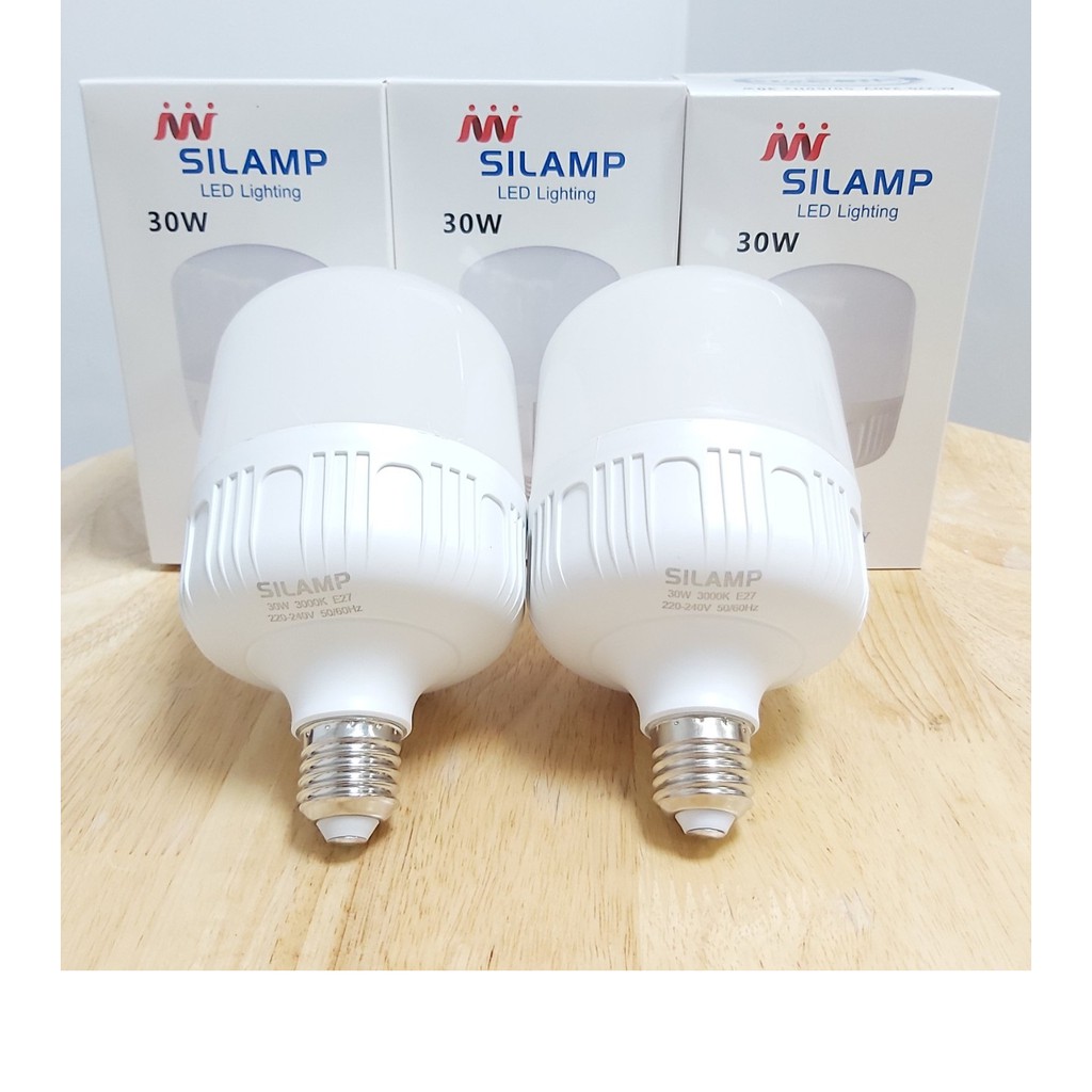 COMBO 05 BÓNG ĐÈN LED 30W E27 BÚP LED 30W E27 SILAMP