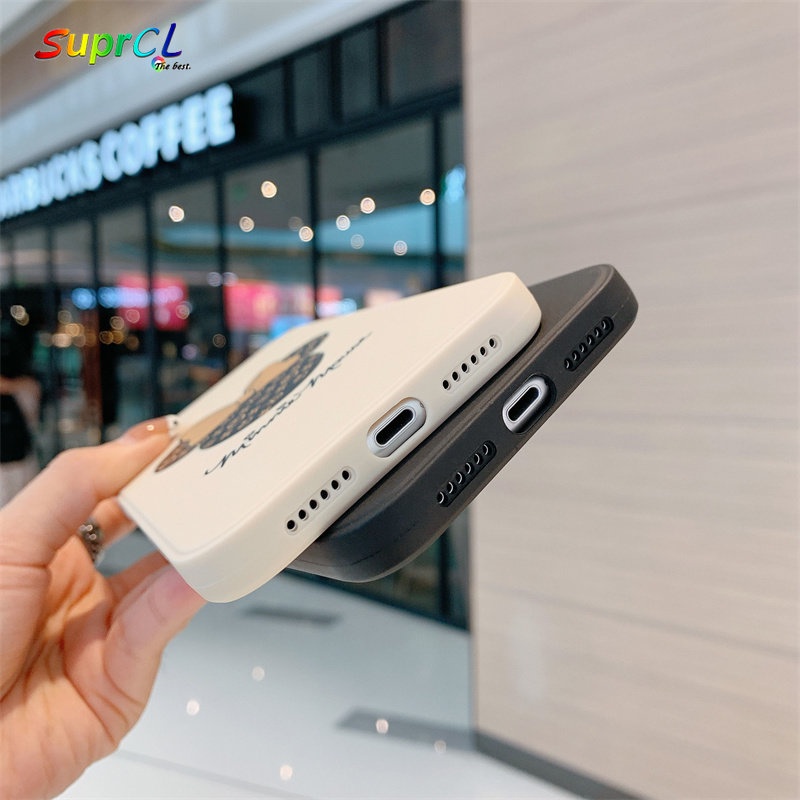 Ốp Điện Thoại Mềm Chống Sốc Họa Tiết Hoạt Hình Cho iPhone 12 11Pro X XS Max XR 7 8 Plus