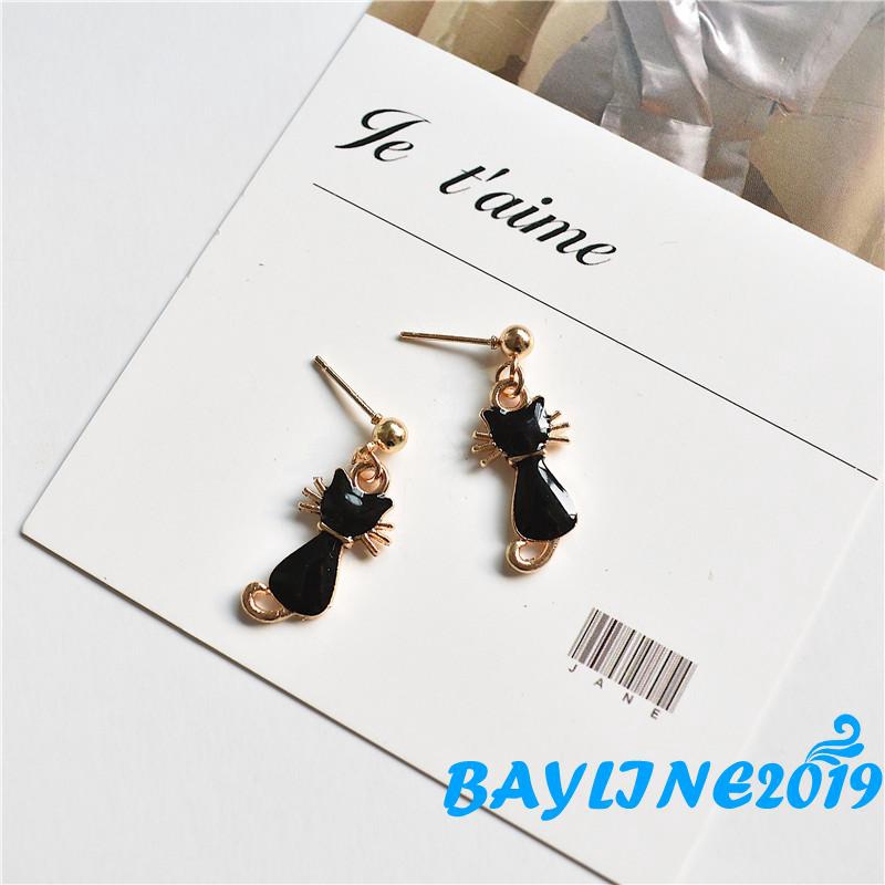 Đôi hoa tai hợp kim mạ vàng/ bạc thiết kế thời trang