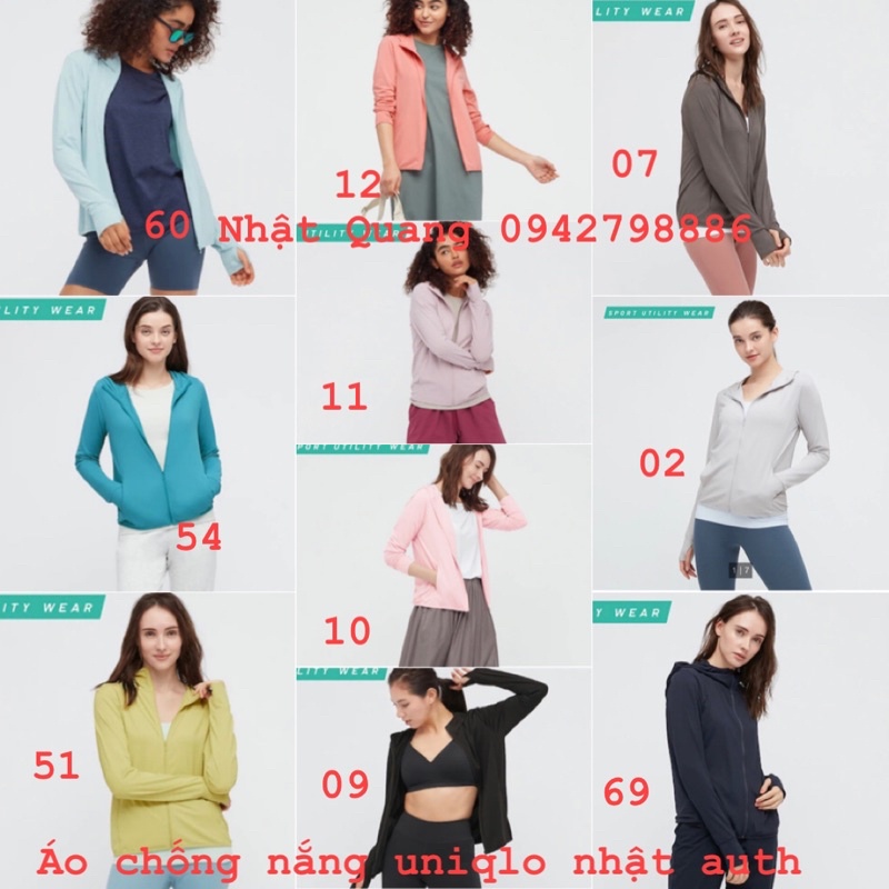 Áo chống nắng làm mát uniqlo nhật auth