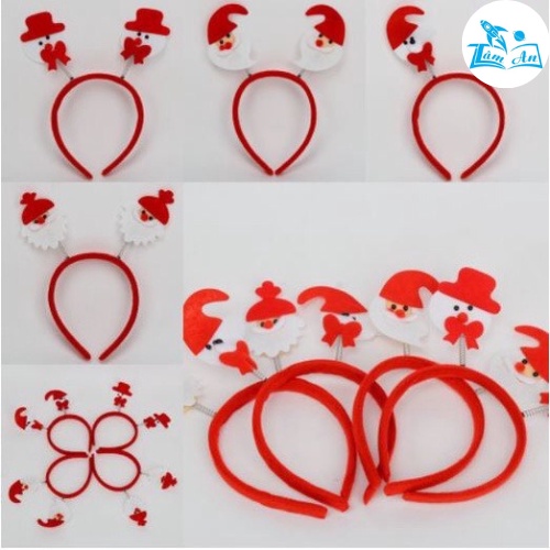 Bờm Noel⭐ băng đô cài tóc đồ dùng làm quà tặng trong mùa giáng sinh