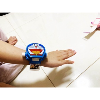 đồ chơi đồng hồ đeo tay đoremon chiếu hình