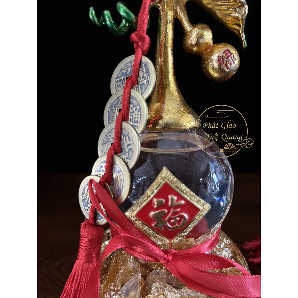 Hồ Lô Vàng Lá Đồng Tiền Hình Gậy Như Ý , Hình Lá,Hình Chim - Phật Giáo Tuệ Quang