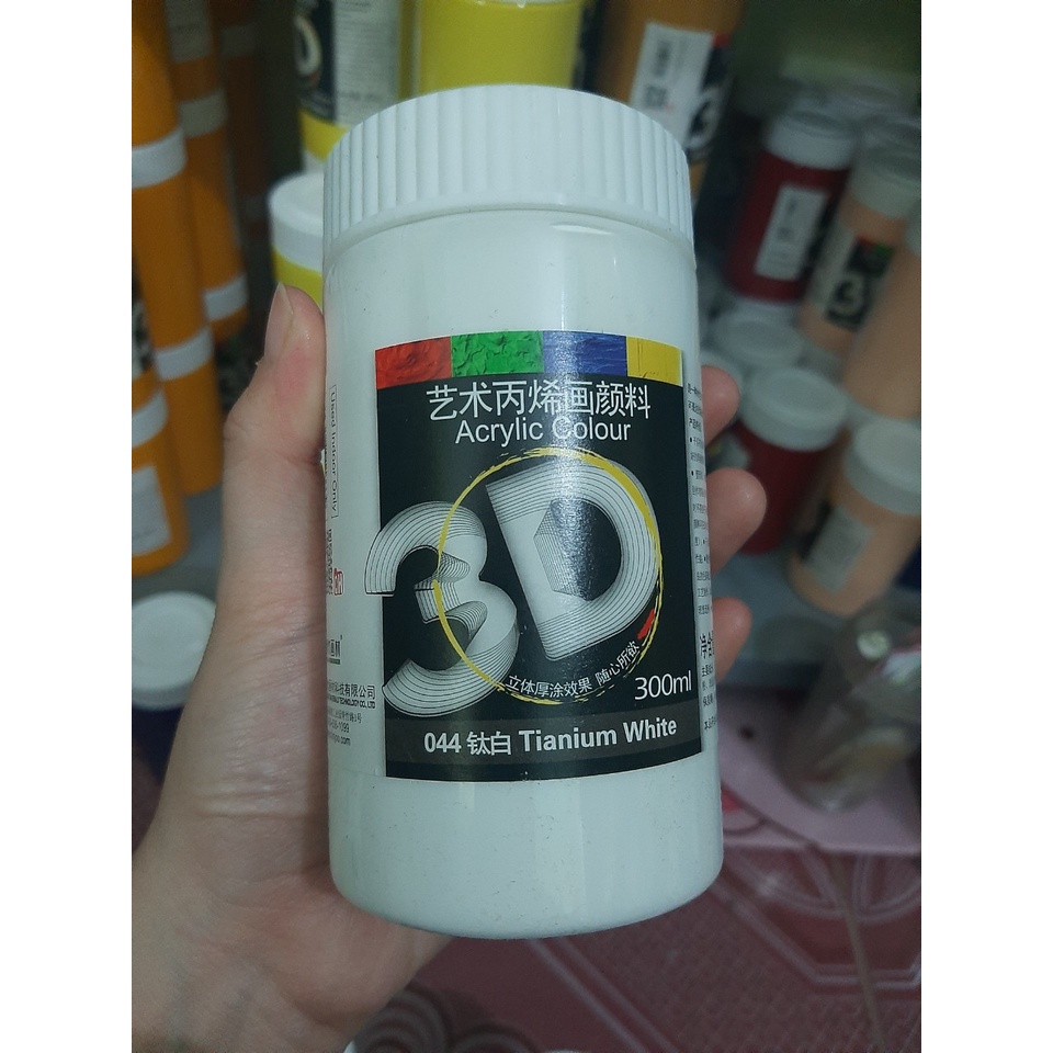 MÀU ACRYLIC 3D &amp; Mầu Maries LỌ 300ML (Bảng màu 1)