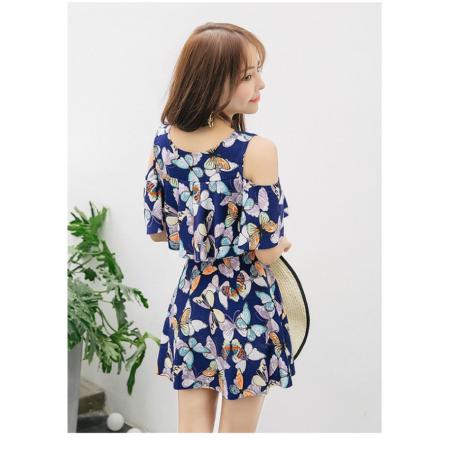 Váy bơi liền thân dáng xòe che khuyết điểm