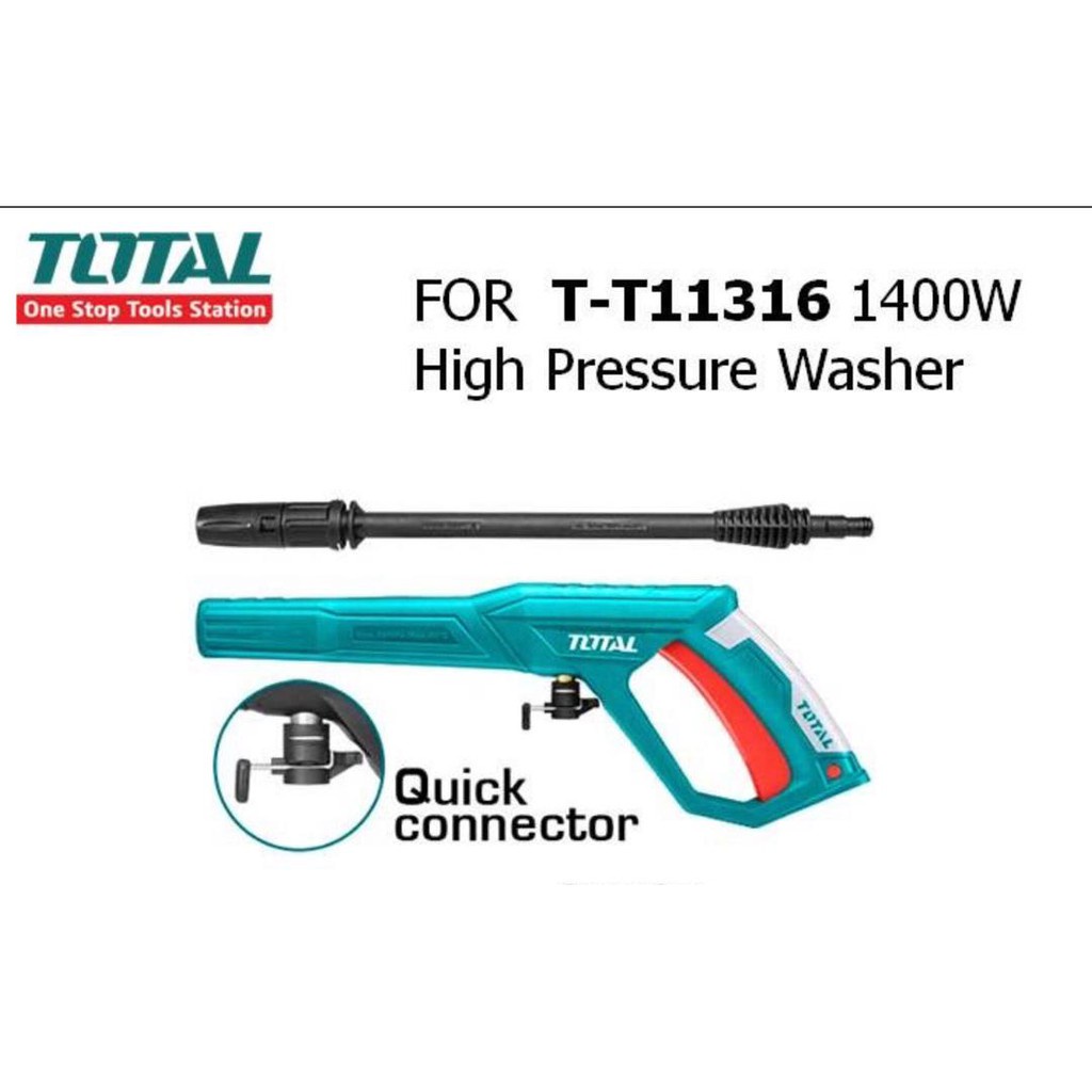 Súng xịt rửa Total TGTSG026 cho phù hợp các máy rửa xe áp lực cao  TGT11316,TGT11356, TGT11226,TGT11246