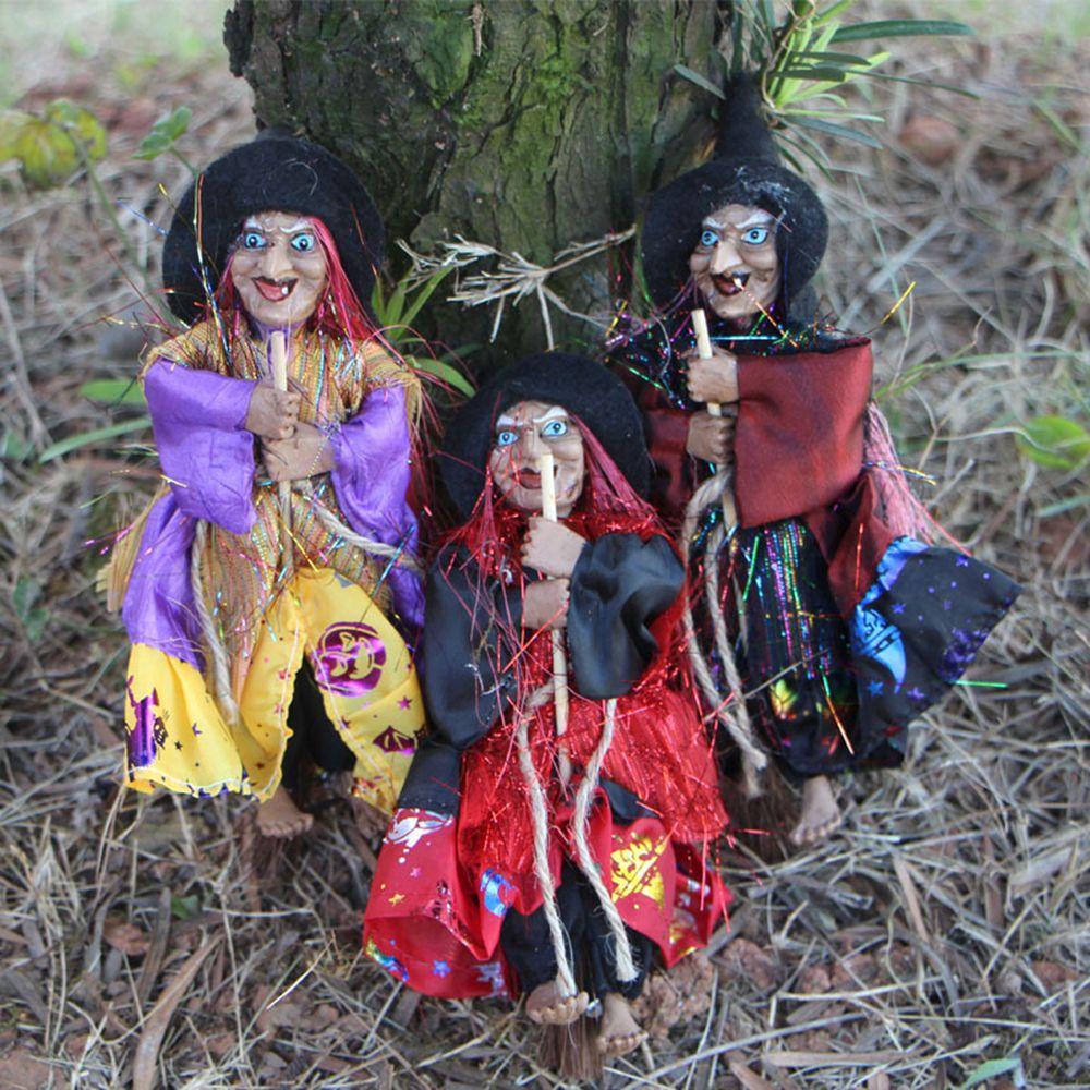 Mô Hình Phù Thủy Trang Trí Halloween Chất Lượng Cao Mẫu Mới