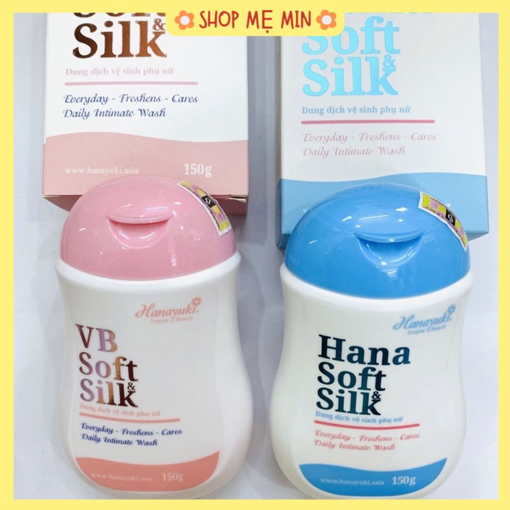 [ CHÍNH HÃNG]  Dung dịch vệ sinh phụ nữ HANA Soft Silk 150g