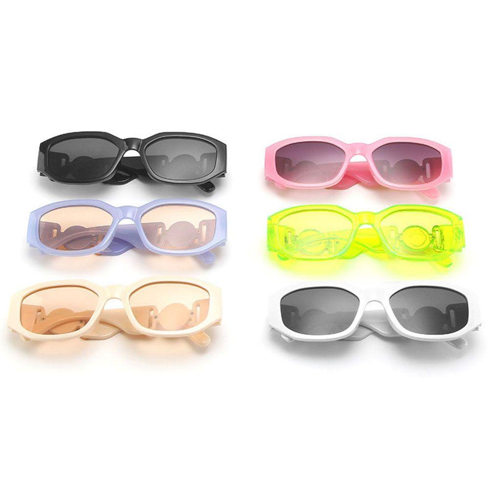 Kính Mát Gọng Vuông Màu Sắc Ngọt Ngào Phong Cách Hàn Quốc Thời Trang Cho Nam Và Nữ