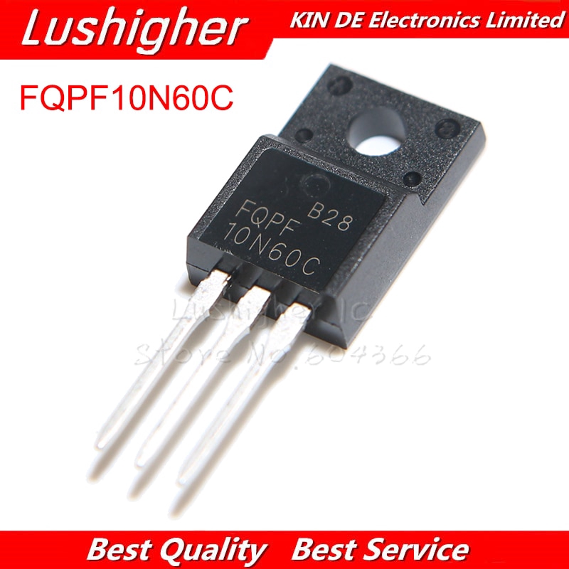Set 10 FQPF10N60C TO-220 10N60 TO220 10N60C 10A 600V MOSFET kênh N