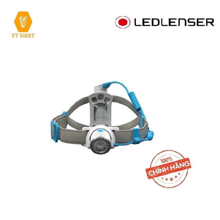 [ CAO CẤP] Đèn pin đội đầu thể thao Ledlenser NEO10R Màu Blue chuyên dùng để dẫn đường, điều chỉnh theo mọi tình huống.