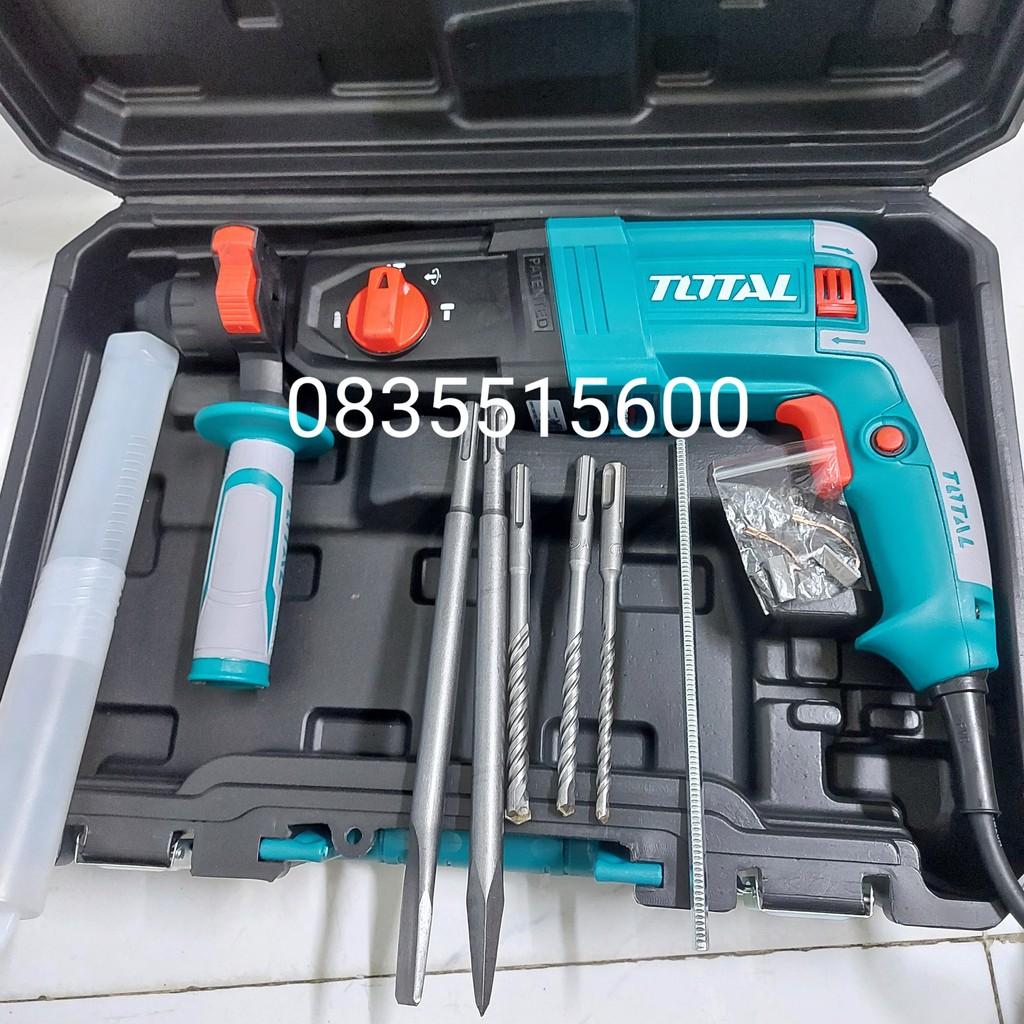 MÁY KHOAN BÊ TÔNG 950W TOTAL TH309288  MÁY KHOAN BA CHỨC NĂNG TOTAL  KHOAN CÔNG TRÌNH