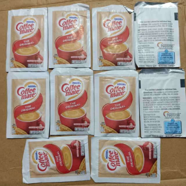 Coffee mate usa mỹ 10 gói 3gr giá 60k