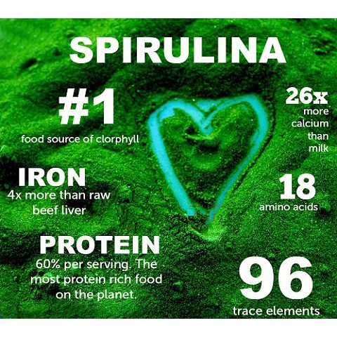 Bột tảo xoắn Spirulina hữu cơ Bio Planet 200g