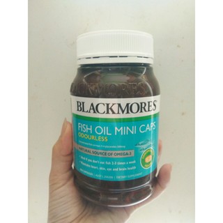 Dầu cá không mùi Blackmores Odourless 400 viên mini Úc