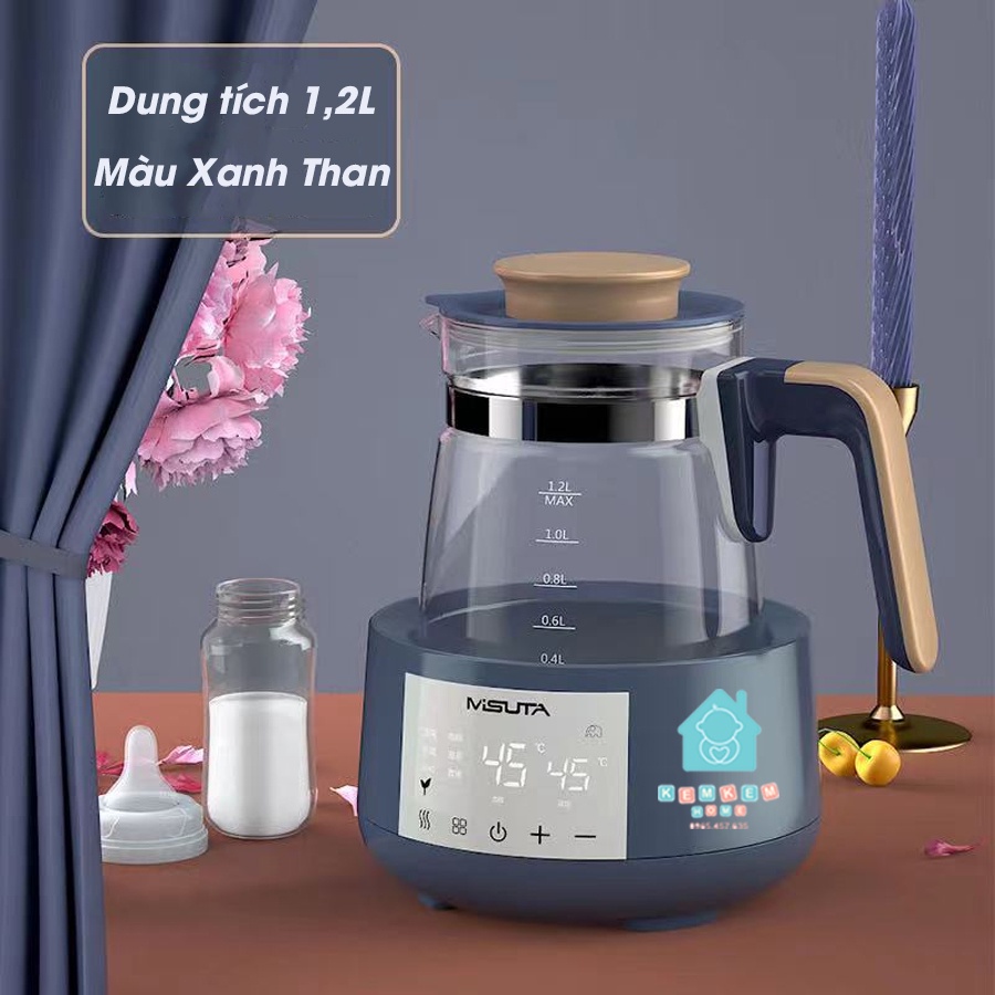 Bình đun nước siêu tốc giữ nhiệt MISUTA ( CÓ ĐIỀU KHIỂN )