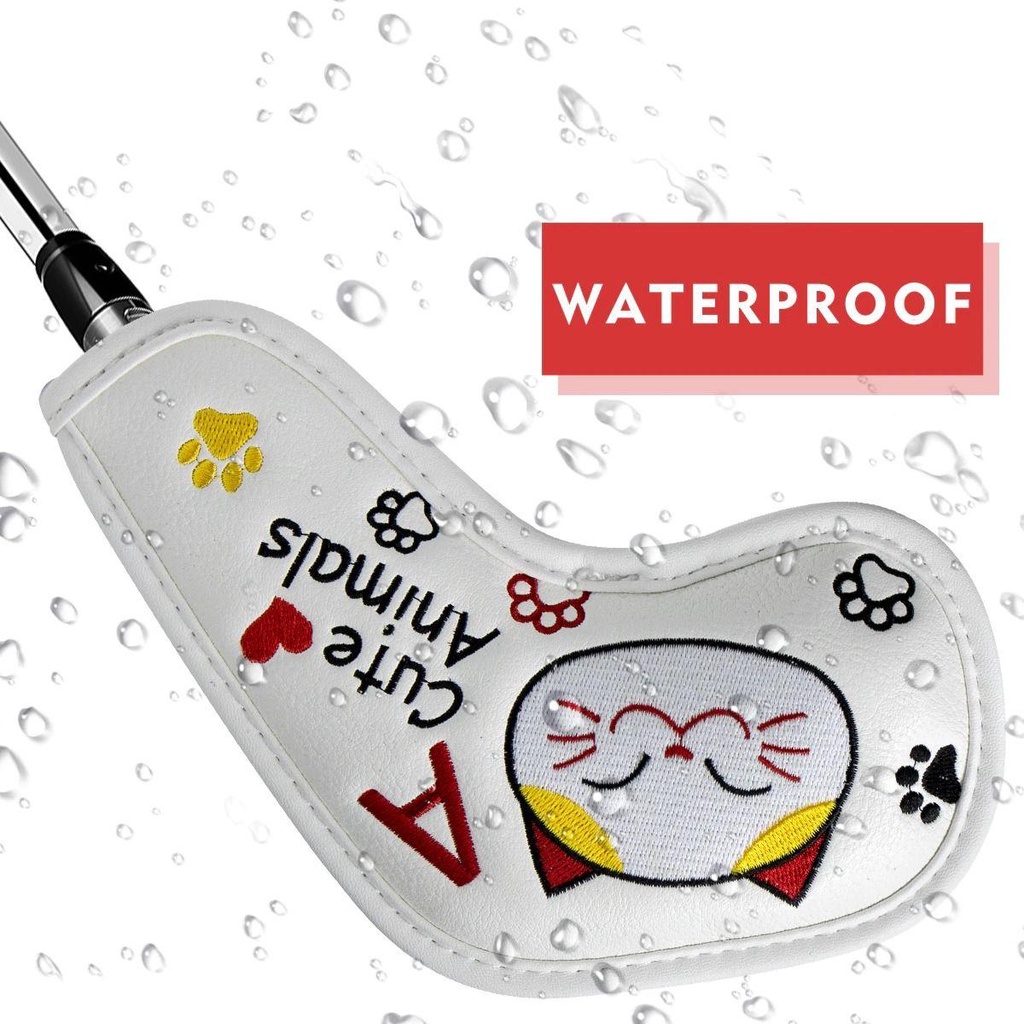 Bộ 10 Bọc Đầu Gậy Đánh Golf Bằng Da