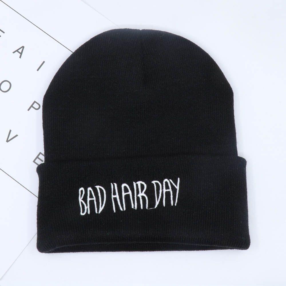 Mũ Dệt Kim Mềm Mại Thêu Chữ Phong Cách Unisex