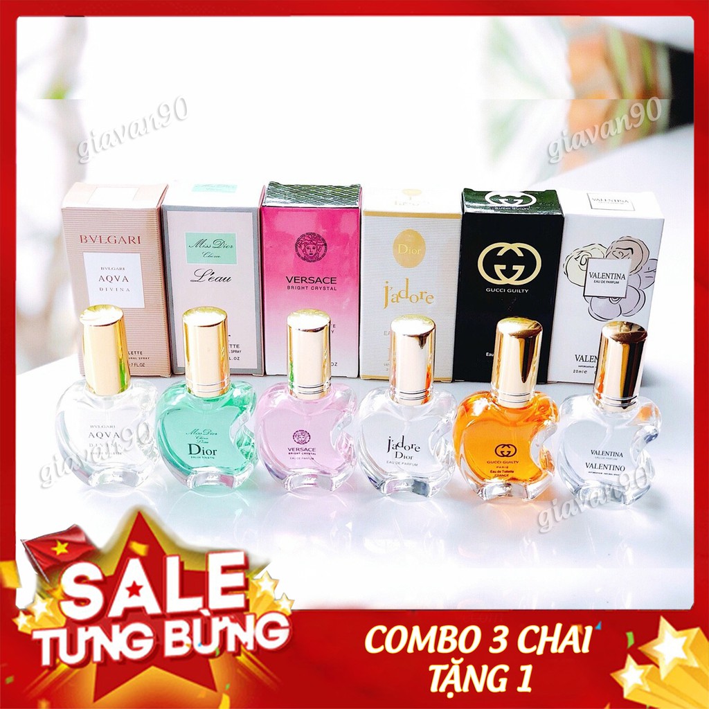 COMBO 3 lọ ⚡TẶNG THÊM 1 LỌ⚡ (INBOX SHOP ĐỂ LỰA MÙI NHA,CÓ NAM VÀ NỮ LUÔN) | Thế Giới Skin Care