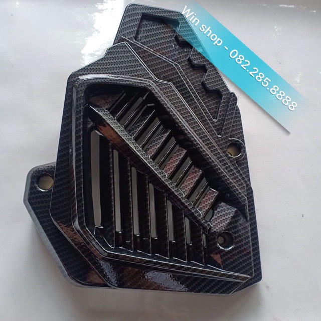 Ốp phụ kiện giành cho Air Blade 2020 cacbon đen full bộ