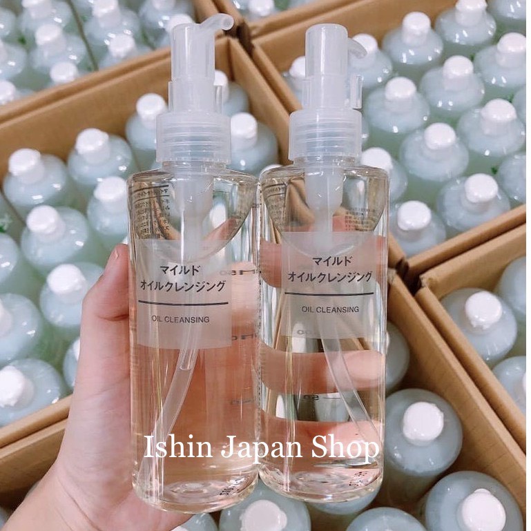 Dầu Tẩy Trang Muji Mild Nhẹ Dịu Da Nhạy Cảm Cleansing Oil 200ml Nhật Bản