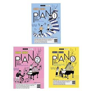 Sách - Combo 3 cuốn Học đệm Piano cơ bản