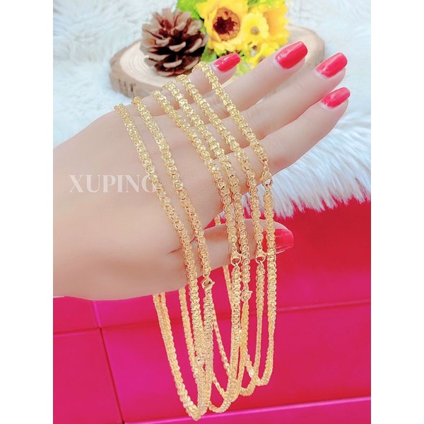 Dây Chuyền Nữ Xuping Kiểu Đồng Tiền Mạ Vàng 18K Cao Cấp Cực Bền Y Vàng Thật - Bảo Hành 06 Tháng Mang Thoải Mái 12072022