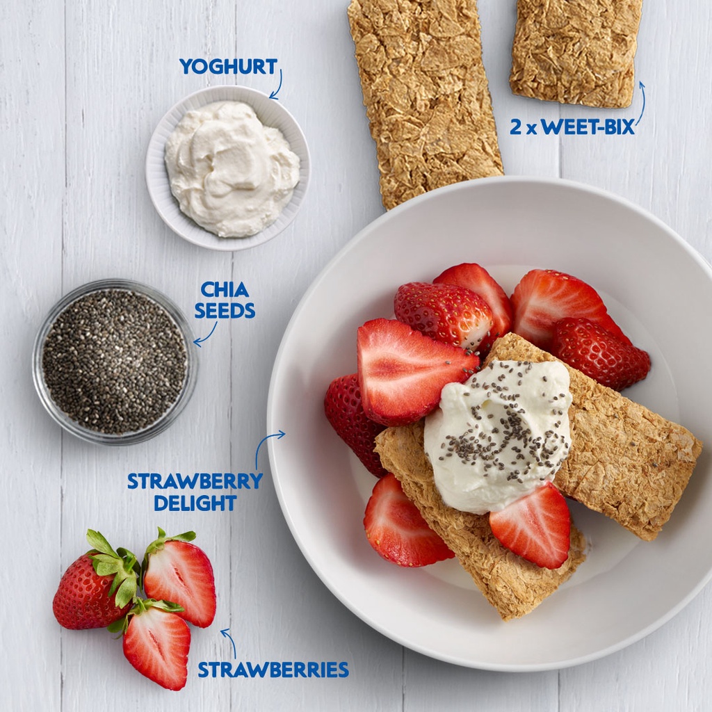 Bánh ngũ cốc ăn sáng WEET - BIX Úc 375g lúa mì nguyên hạt giàu chất xơ, ít đường không cholesterol