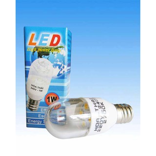 Bóng đèn tủ lạnh LED Hoà Thái 1W đuôi E14 tiết kiệm điện