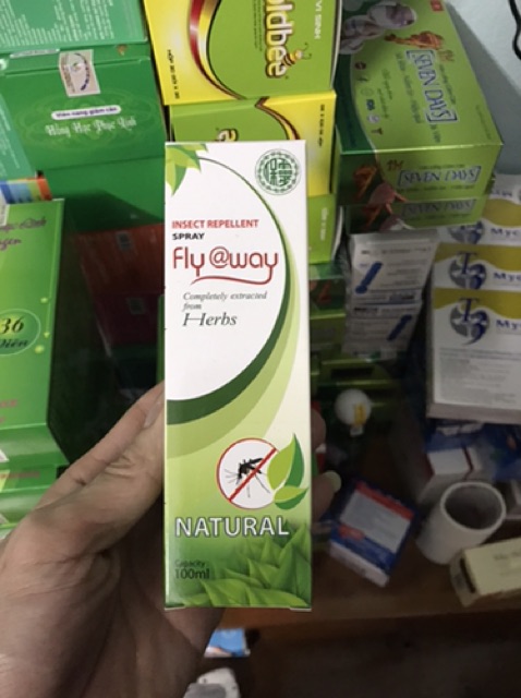 XỊT MUỖI THẢO DƯỢC FLY@WAY (100ml)