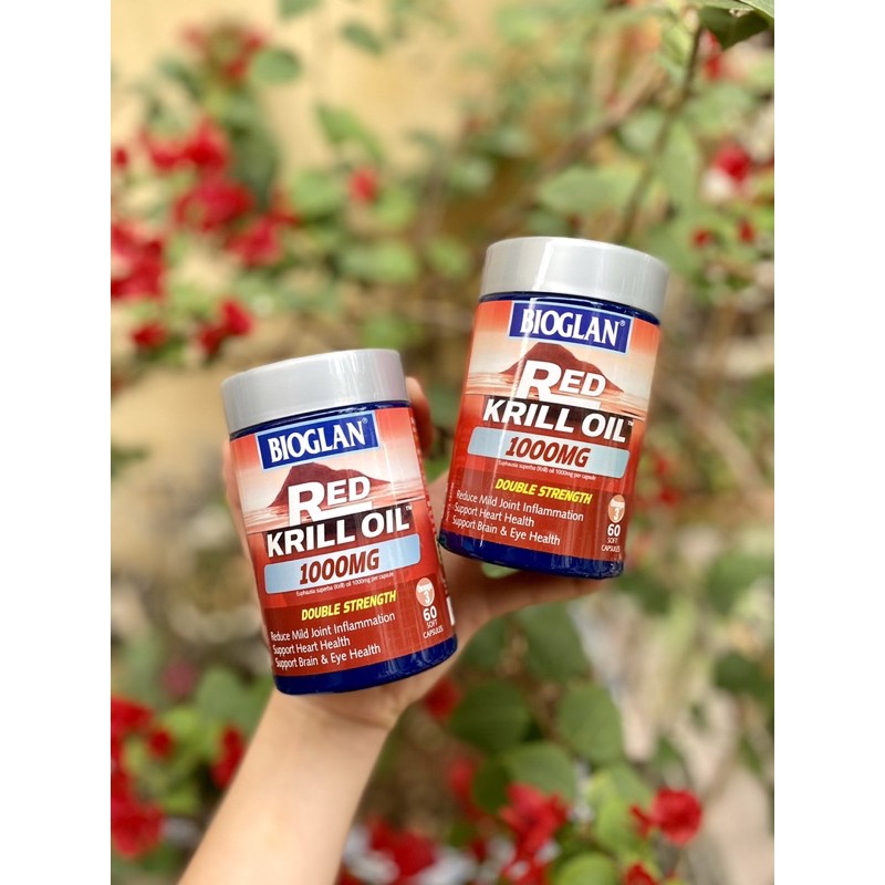 Dầu nhuyễn thể Bioglan Red Krill Oil 1000mg