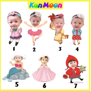 Chibi sinh nhật cho bé gái, trang trí thôi nôi, sự kiện dễ thương cao 30cm