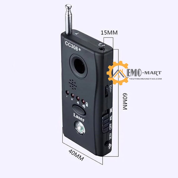 [ BH 12 THÁNG ] 💥 Máy phát hiện các thiết bị nghe lén, camera CC308+ 💥 Cực nhạy - Cực chính xác