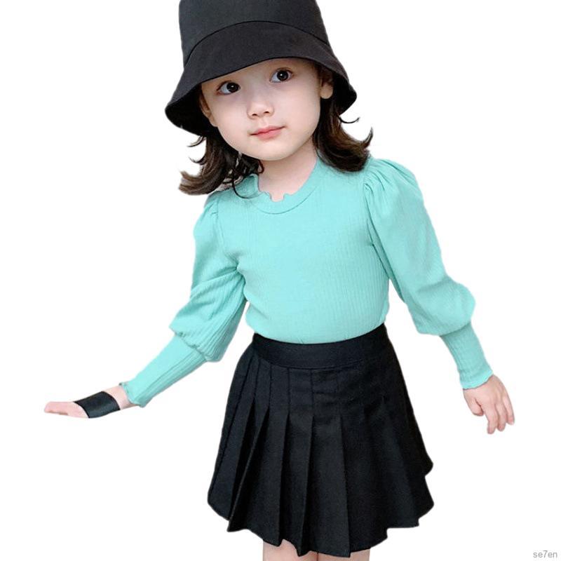 Áo Sweatshirt Tay Dài Thời Trang Mùa Thu Cho Bé Gái Từ 2 - 7 Tuổi