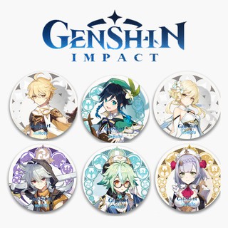 huy hiệu Genshin Impact 26 mẫu