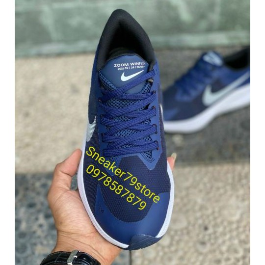 Giày Nike Running Zoom Winflo 34 (20) Navy Nam [Chính Hãng - FullBox]