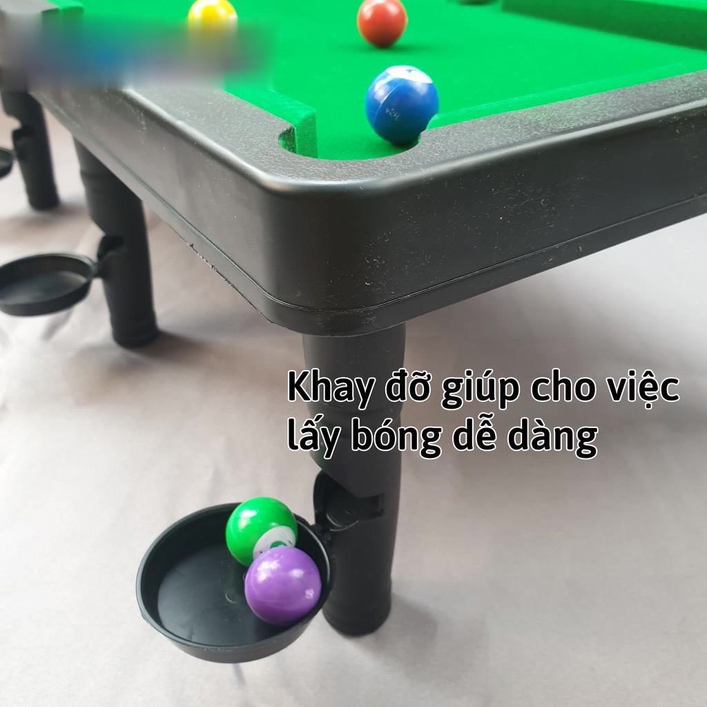 BỘ ĐỒ CHƠI BÀN BI A MINI CAO CẤP 6 CHÂN CHẮC CHẮN CHO BÉ CHƠI TRONG NHÀ