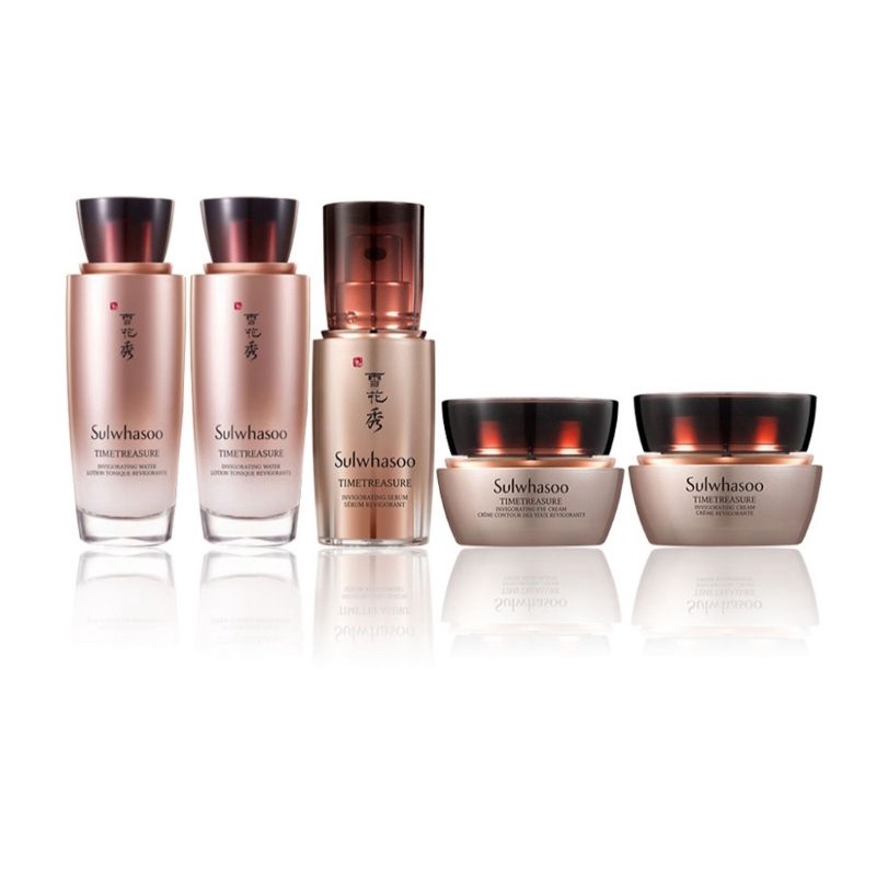 Set Timetreasure Bộ Dưỡng Thông Đỏ 5 món lẻ Size Dùng Thử