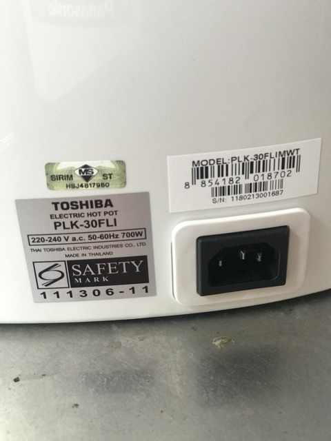 Bình thủy điện Toshiba PLK-30FL 3 lít