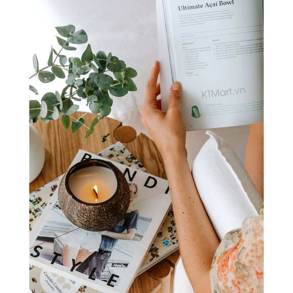 Nến thơm xuất khẩu Coconut Soy Candles 100% Biodegradable