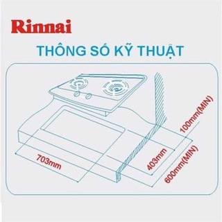 Bếp Ga Âm Công Nghệ Mới RINNAI RVB2Gi