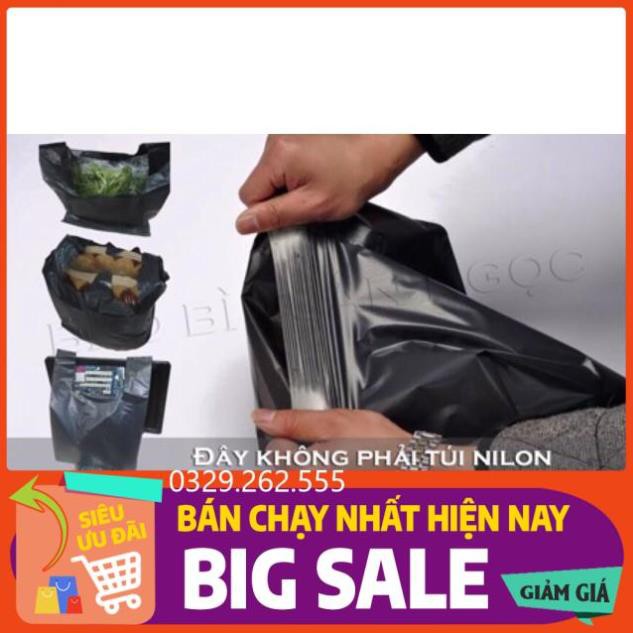 (FreeShip) Xả hàng 1kg túi bóng đen đựng rác đóng hàng các kích cỡ