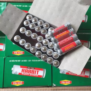 Pin Con thỏ AA 40 viên (Một hộp pin tiểu)