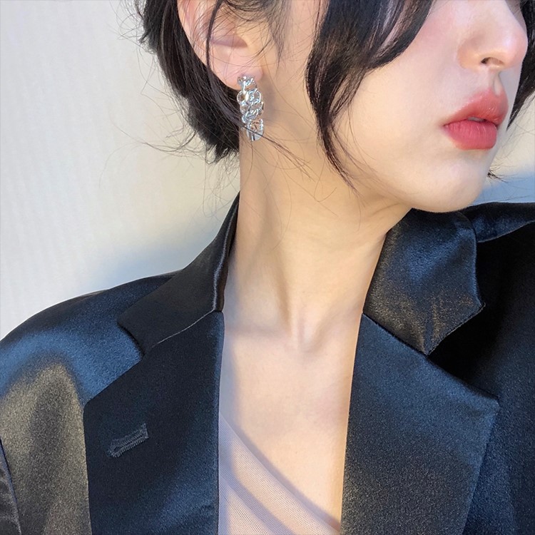 Bông tai khoen tròn kèm charm độc lạ, sành điệu BT216