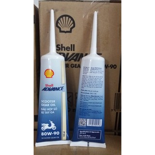 Nhớt Hộp Số Xe Tay Ga Shell Advance Scooter Gear Oil 80W90 - 120ML (Nhập Khẩu Thái Lan)