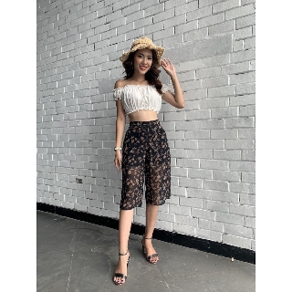Quần culottes lửng hai lớp - MYM STORE