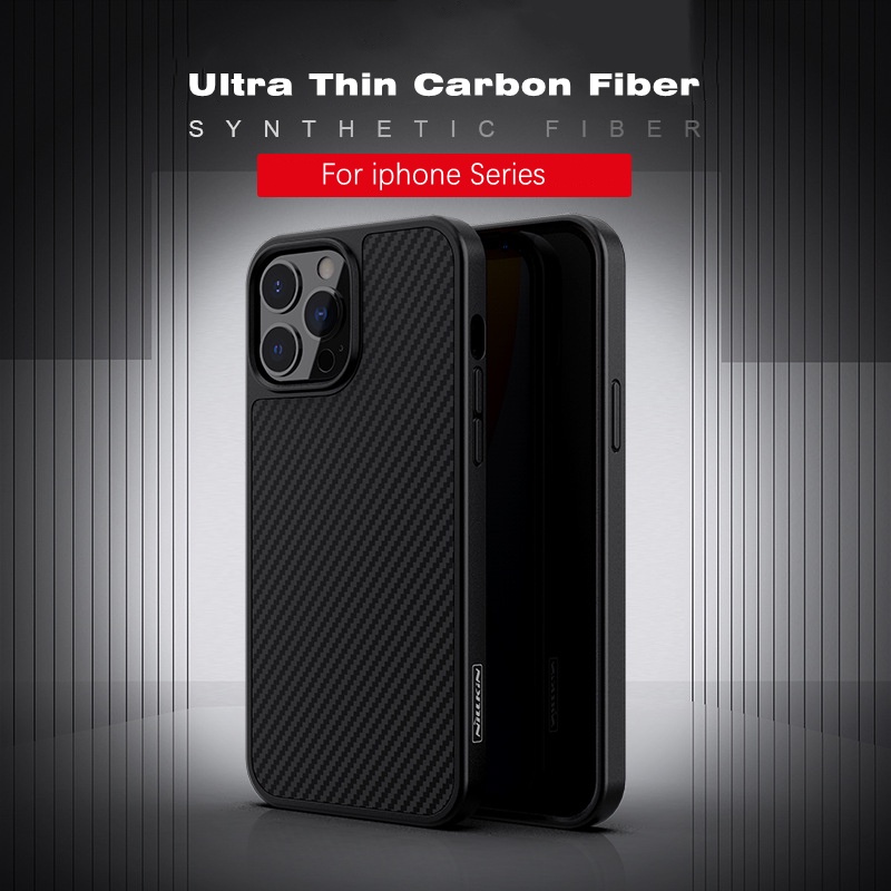 JBY B17 Ốp Điện Thoại Sợi carbon Siêu Mỏng Cao Cấp Cho Apple 13Pro Max,Compatible for/with iPhone mobile phone case Cover