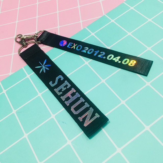 Dây strap exo , Nametag exo, Nametag sehun