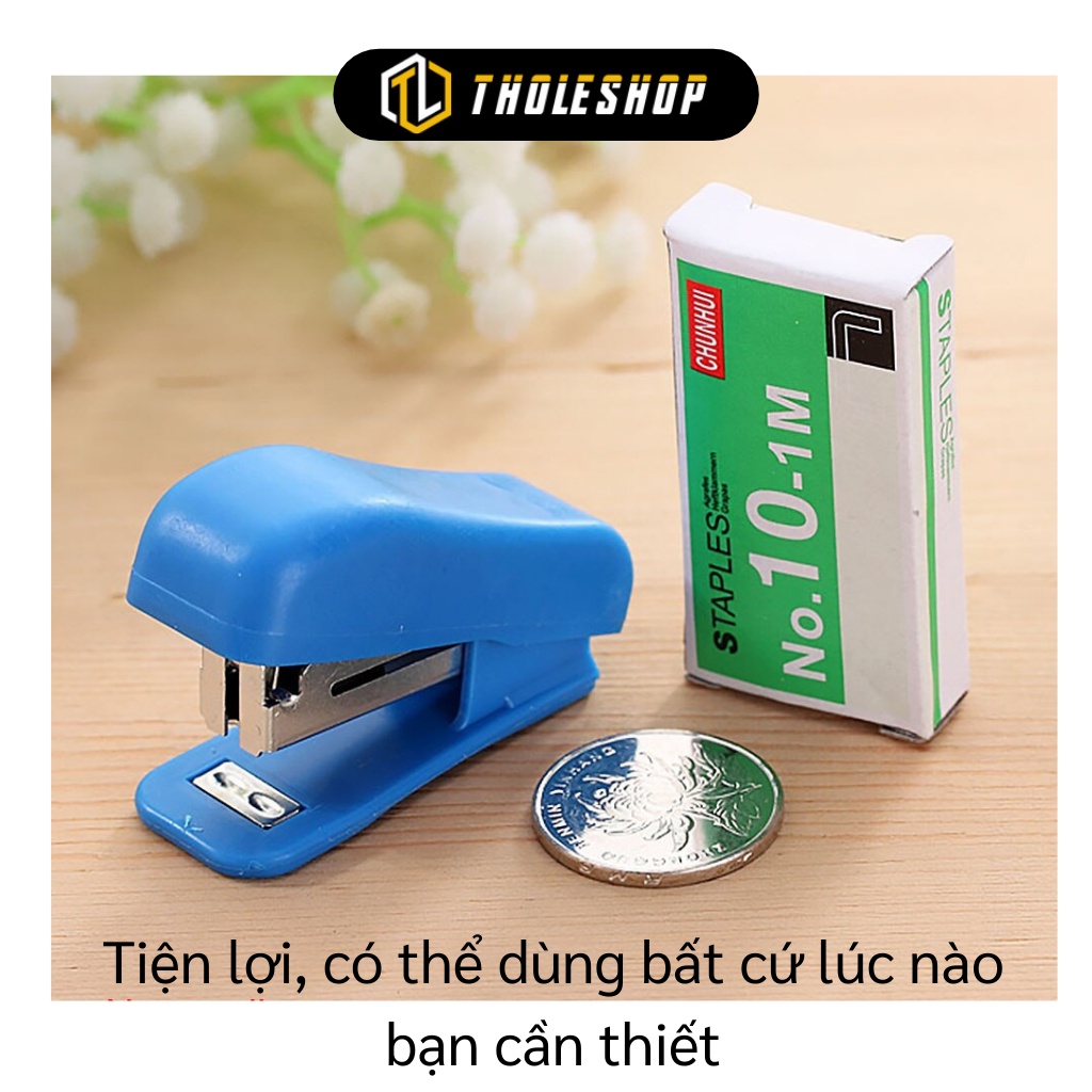 Bấm Ghim - Móc Khóa Kiêm Dập Ghim Mini Cực Dễ Thương Và Tiện Dụng Cho Học Sinh 5675